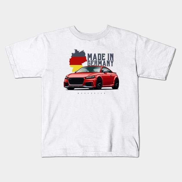 TT RS Kids T-Shirt by Markaryan